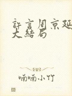 许言周京延小说大结局