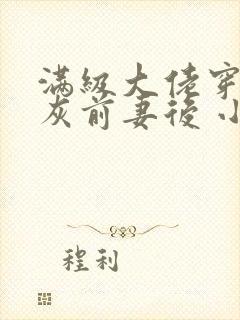 满级大佬穿成炮灰前妻后 小说