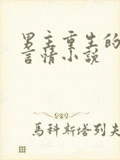 男主重生的现代言情小说封面