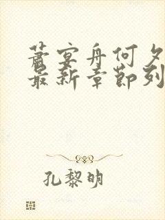 萧宴舟何夕小说最新章节列表