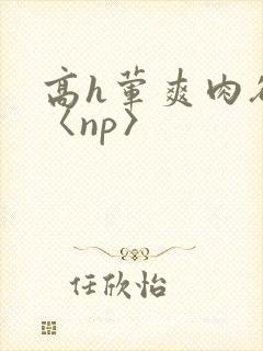 高h荤爽肉欲文〈np〉