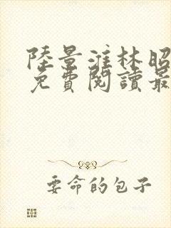 陆景淮林昭小说免费阅读最新章节封面