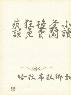 疯狂后爸小茹小说免费阅读全文最新封面