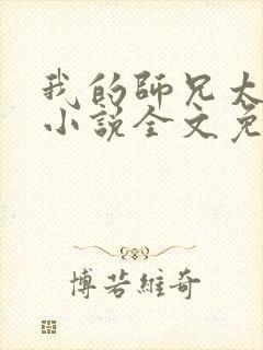 我的师兄太强了小说全文免费阅读