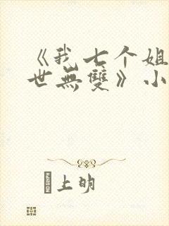 《我七个姐姐绝世无双》小说