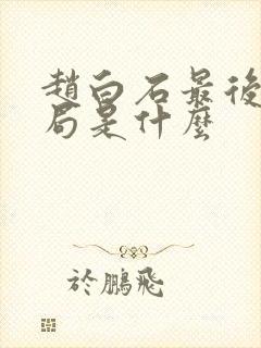 赵白石最后的结局是什么