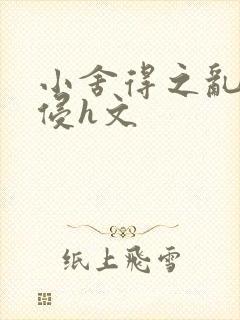 小舍得之乱淫h侵h文