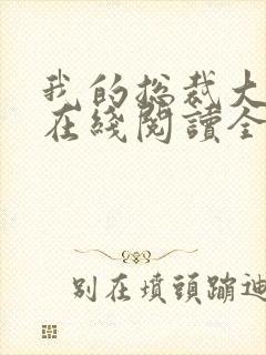 我的总裁大老婆在线阅读全文