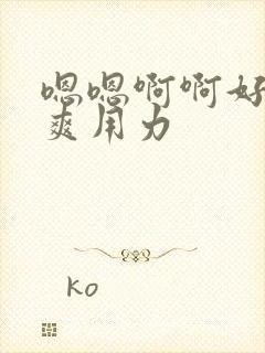 嗯嗯啊啊好大好爽用力封面