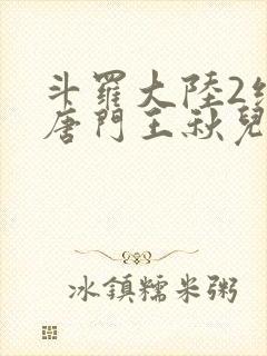 斗罗大陆2绝世唐门王秋儿献祭封面