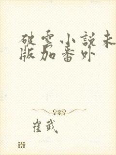 破云小说未删减版加番外封面