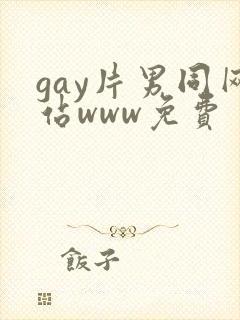 gay片男同网站www免费封面