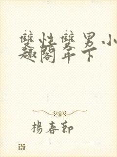 双性双男小说笔趣阁年下