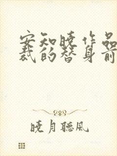 安知晓作品:总裁的替身前妻小说完整版本