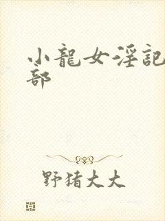 小龙女淫记第二部封面