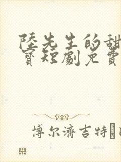 陆先生的甜妻酷宝短剧免费观看全集