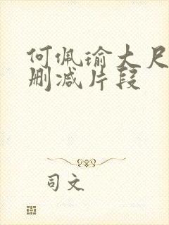 何佩瑜大尺度被删减片段封面