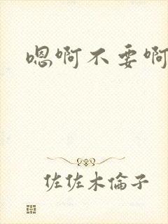 嗯啊不要啊h文封面