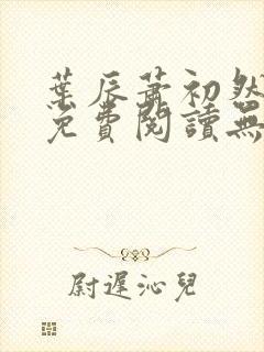 叶辰萧初然全文免费阅读无弹窗最新章节