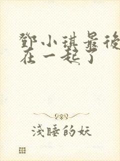 邓小琪最后和谁在一起了封面