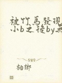 被竹马发现长了小b之后by无关风月