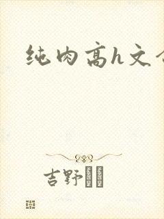 纯肉高h文合集封面
