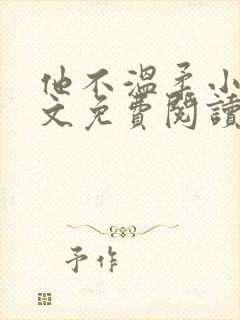 他不温柔小说全文免费阅读无弹窗