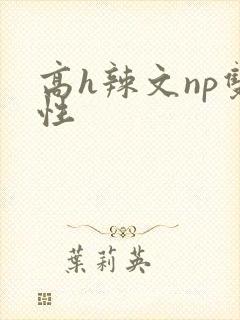高h辣文np双性