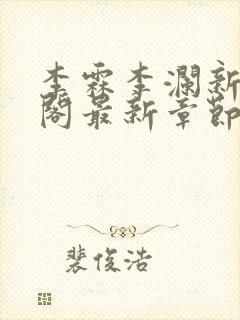 李霖李澜新笔趣阁最新章节免费