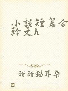 小说短篇合集高干文h