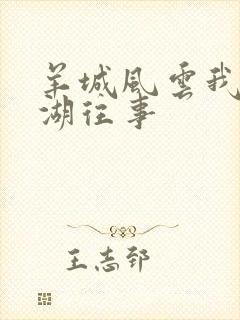 羊城风云我的江湖往事封面