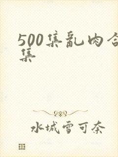 500集乱肉合集