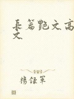 长篇艳文高辣h文