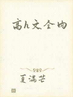 高h文全肉封面