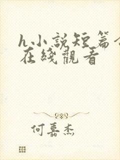 h小说短篇合集在线观看封面