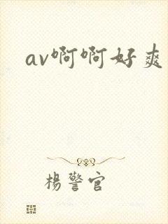 av啊啊好爽啊封面