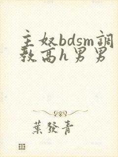 主奴bdsm调教高h男男封面