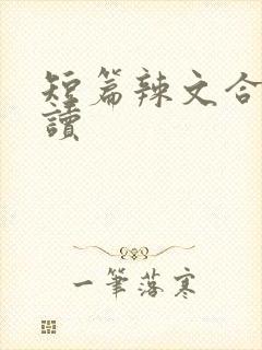 短篇辣文合集阅读