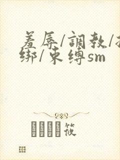 羞辱/调教/捆绑/束缚sm