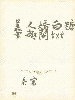 美人娇白糖奶糖笔趣阁txt封面