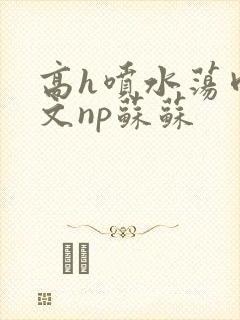 高h喷水荡肉爽文np苏苏