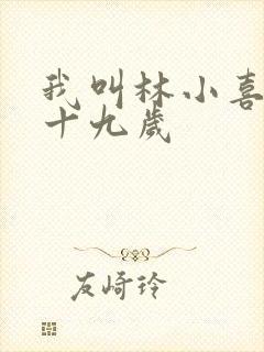 我叫林小喜今年十九岁封面