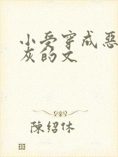 小受穿成恶毒炮灰的文