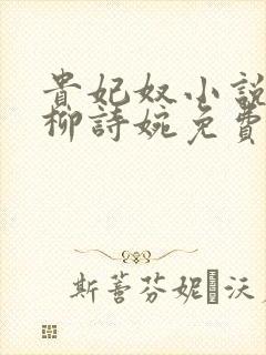 贵妃奴小说by柳诗婉免费阅读笔趣阁