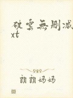 破云无删减版txt