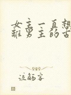 女主一直想要逃离男主的古言