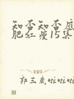 知否知否应是绿肥红瘦15集封面