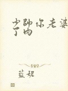 少帅你老婆又跑了肉