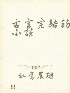 古言完结的好看小说封面
