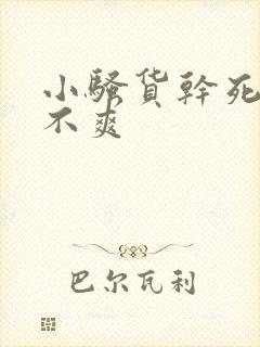 小骚货干死你爽不爽封面